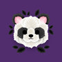 Panda Of Leaves-none stretched canvas-NemiMakeit