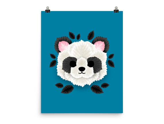 Panda Of Leaves