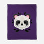 Panda Of Leaves-none fleece blanket-NemiMakeit