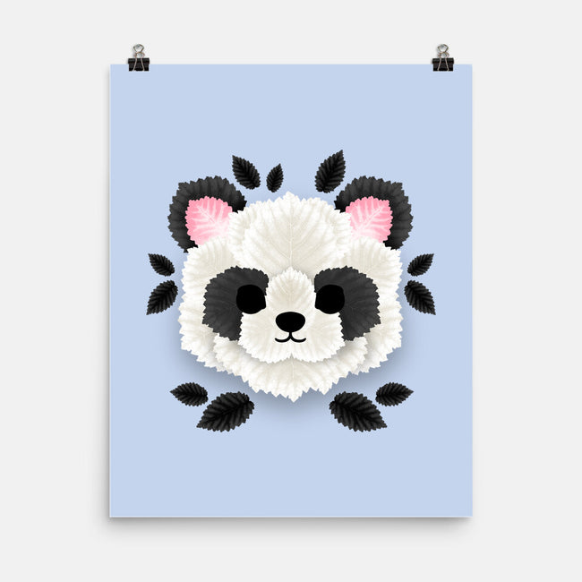 Panda Of Leaves-none matte poster-NemiMakeit