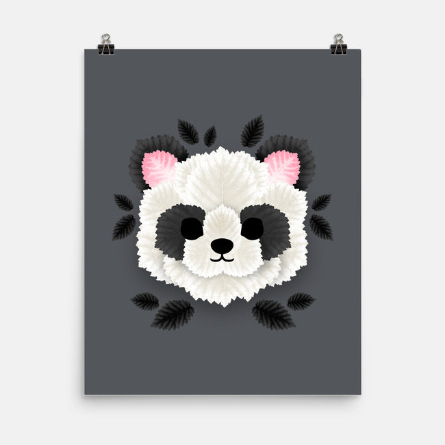 Panda Of Leaves-none matte poster-NemiMakeit