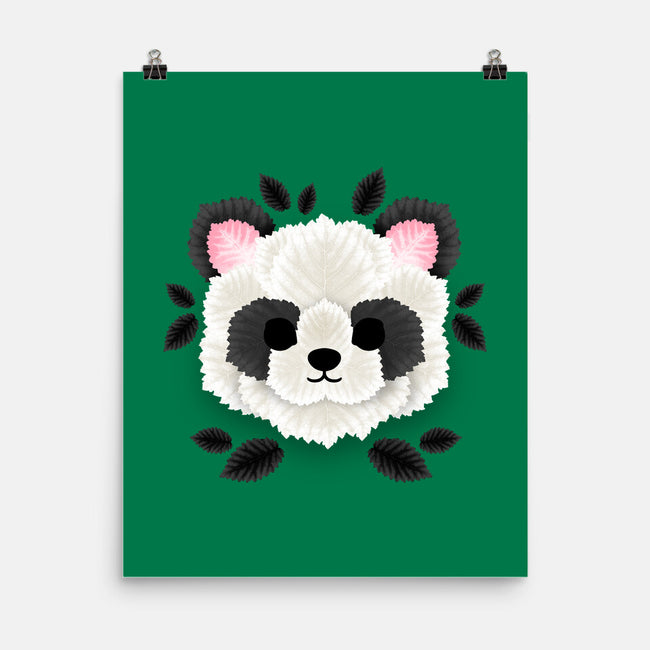 Panda Of Leaves-none matte poster-NemiMakeit