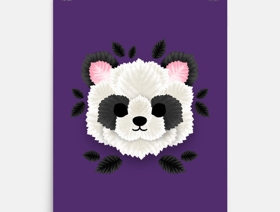 Panda Of Leaves