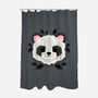 Panda Of Leaves-none polyester shower curtain-NemiMakeit