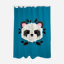 Panda Of Leaves-none polyester shower curtain-NemiMakeit