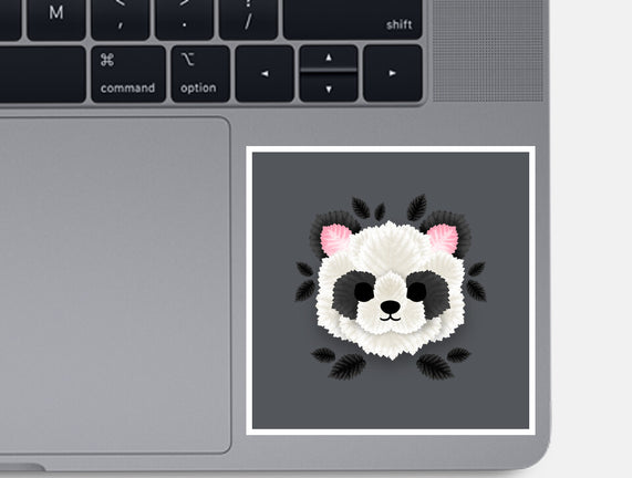 Panda Of Leaves