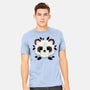 Panda Of Leaves-mens heavyweight tee-NemiMakeit