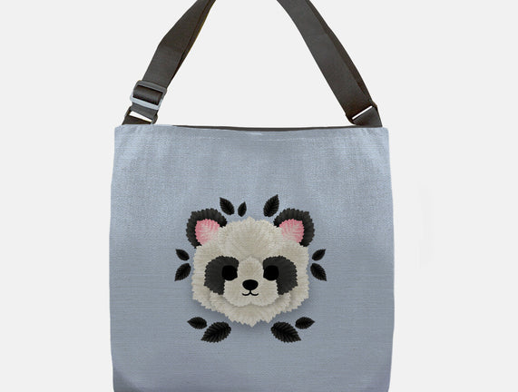 Panda Of Leaves