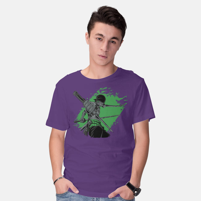 Dark Zoro-mens basic tee-xMorfina