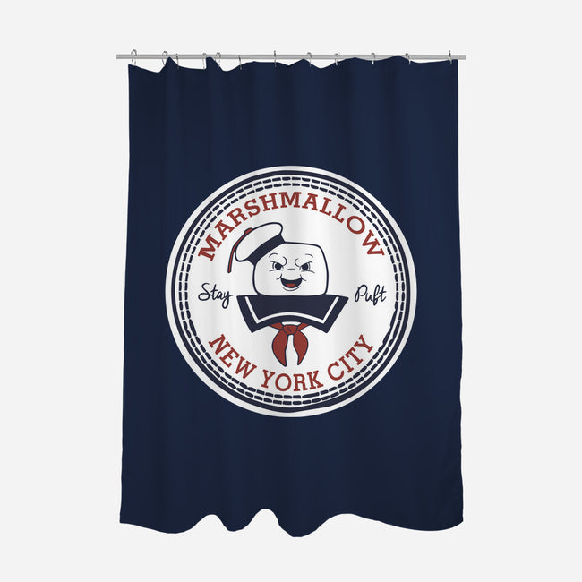 Stay Puft All Star-none polyester shower curtain-Melonseta