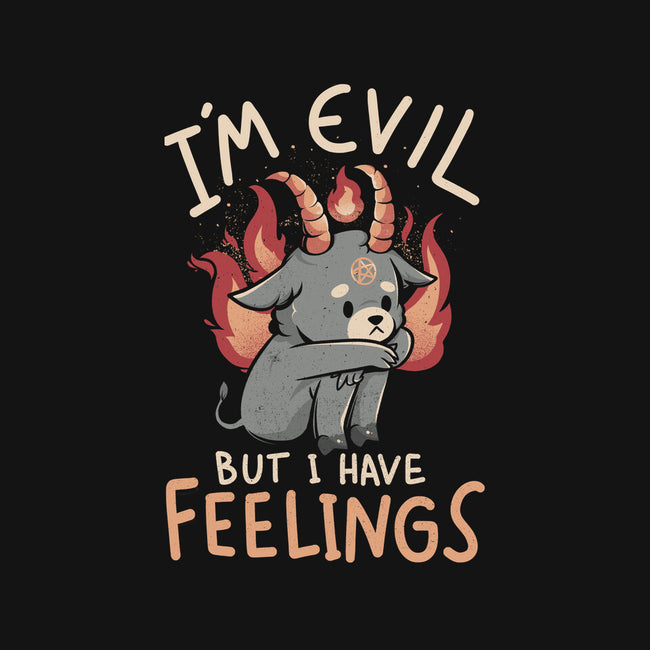 I'm Evil But I Have Feelings-mens premium tee-eduely