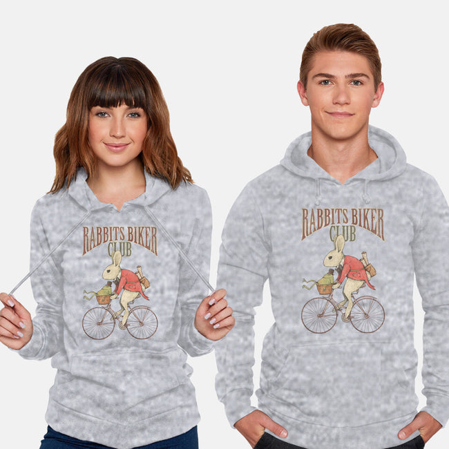 Rabbits Biker Club-unisex pullover sweatshirt-Mike Koubou