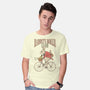Rabbits Biker Club-mens basic tee-Mike Koubou