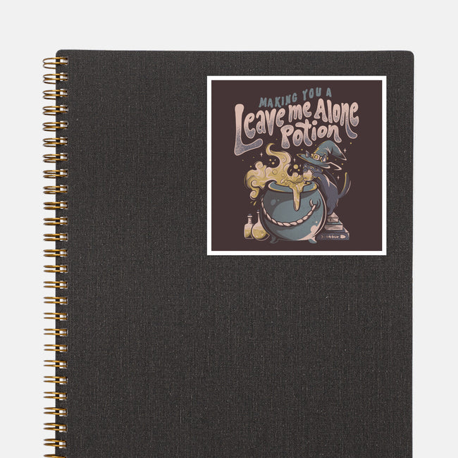 Leave Me Alone Potion-none glossy sticker-eduely