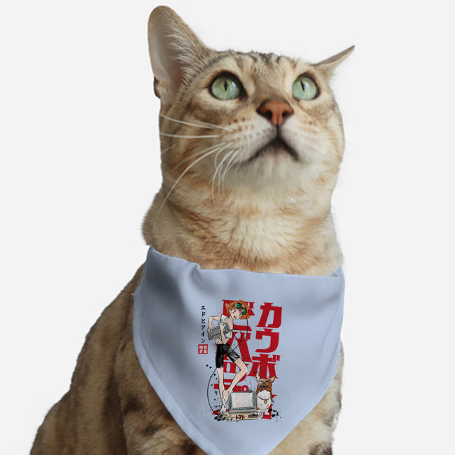 Ed And Ein Sumi-E-cat adjustable pet collar-DrMonekers