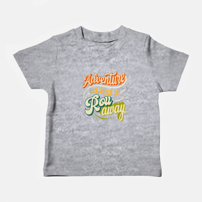 Adventure Is Just A Roll Away-baby basic tee-ShirtGoblin