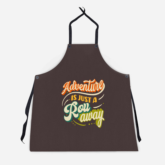 Adventure Is Just A Roll Away-unisex kitchen apron-ShirtGoblin