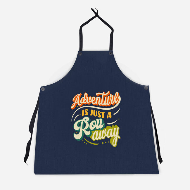 Adventure Is Just A Roll Away-unisex kitchen apron-ShirtGoblin