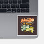Adventure Is Just A Roll Away-none glossy sticker-ShirtGoblin