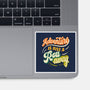 Adventure Is Just A Roll Away-none glossy sticker-ShirtGoblin