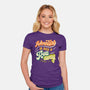 Adventure Is Just A Roll Away-womens fitted tee-ShirtGoblin