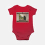 Watermelon Snack-baby basic onesie-pigboom