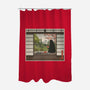 Watermelon Snack-none polyester shower curtain-pigboom