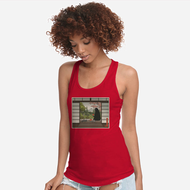 Watermelon Snack-womens racerback tank-pigboom
