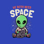 We Both Need Space-unisex basic tee-eduely