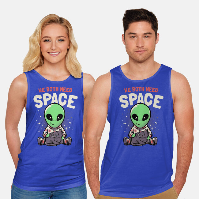 We Both Need Space-unisex basic tank-eduely