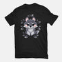 Little Wolf Of Leaves-mens basic tee-NemiMakeit