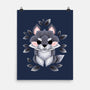 Little Wolf Of Leaves-none matte poster-NemiMakeit