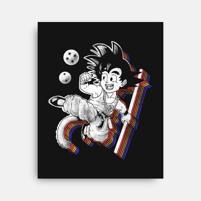 Rainbow Kid-none stretched canvas-Arigatees