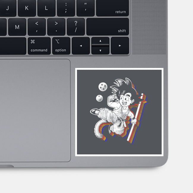 Rainbow Kid-none glossy sticker-Arigatees
