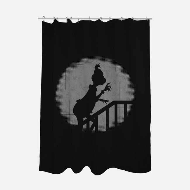 Grinchferatu-none polyester shower curtain-Boggs Nicolas