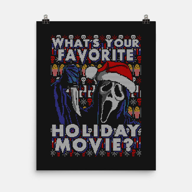 Holiday Scream-none matte poster-goodidearyan