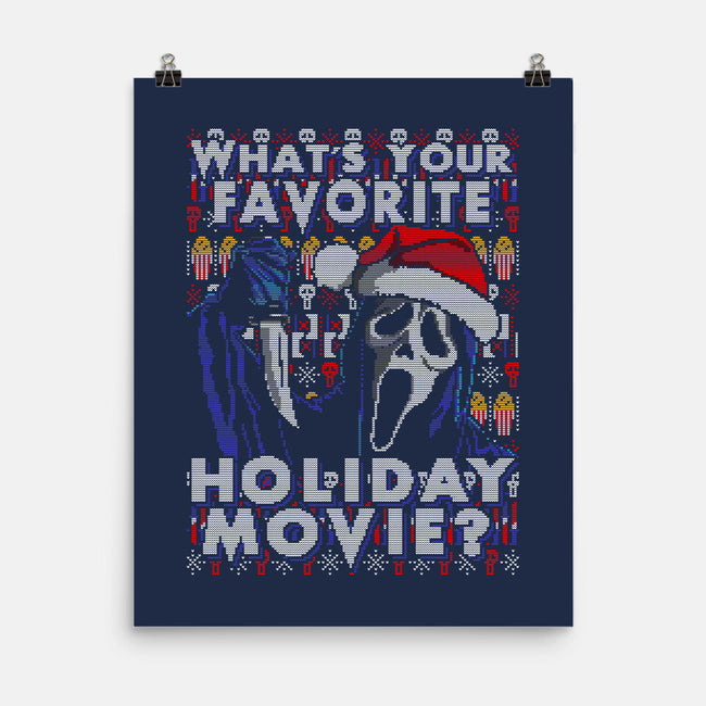 Holiday Scream-none matte poster-goodidearyan