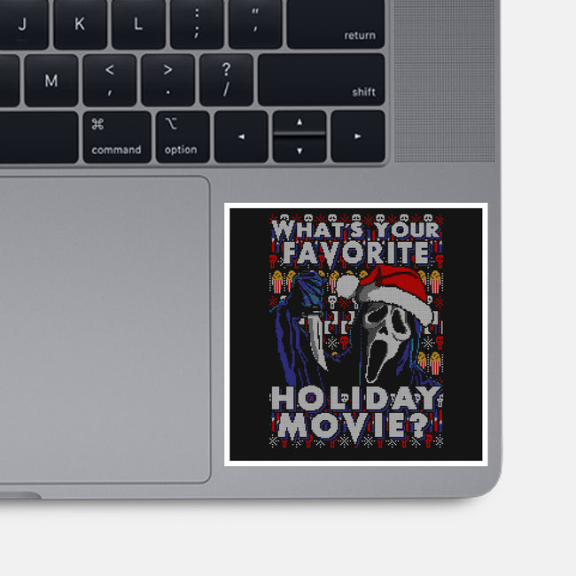 Holiday Scream-none glossy sticker-goodidearyan