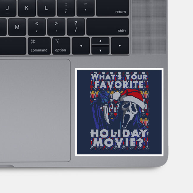 Holiday Scream-none glossy sticker-goodidearyan