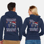 Holiday Scream-unisex zip-up sweatshirt-goodidearyan