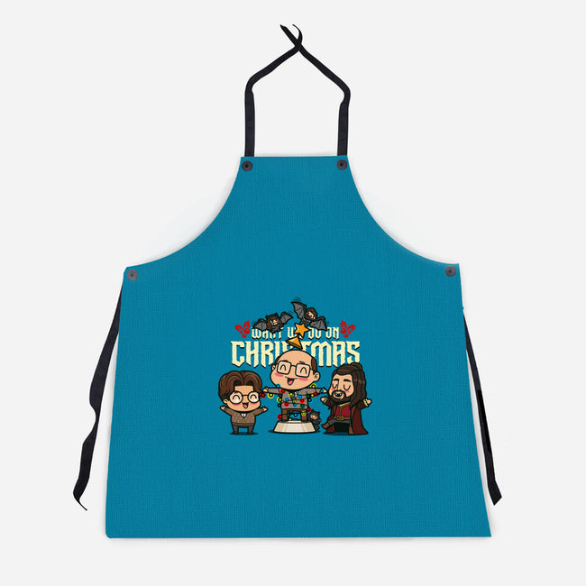 What We Do On Christmas-unisex kitchen apron-Boggs Nicolas