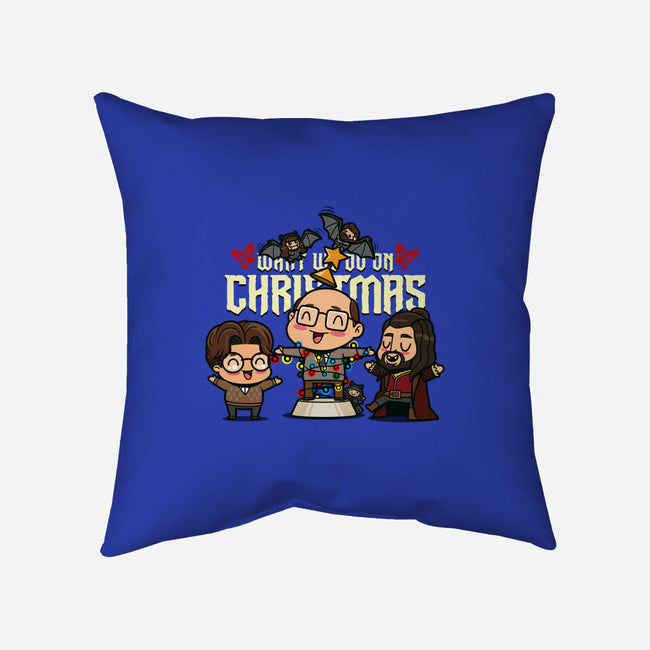 What We Do On Christmas-none removable cover w insert throw pillow-Boggs Nicolas