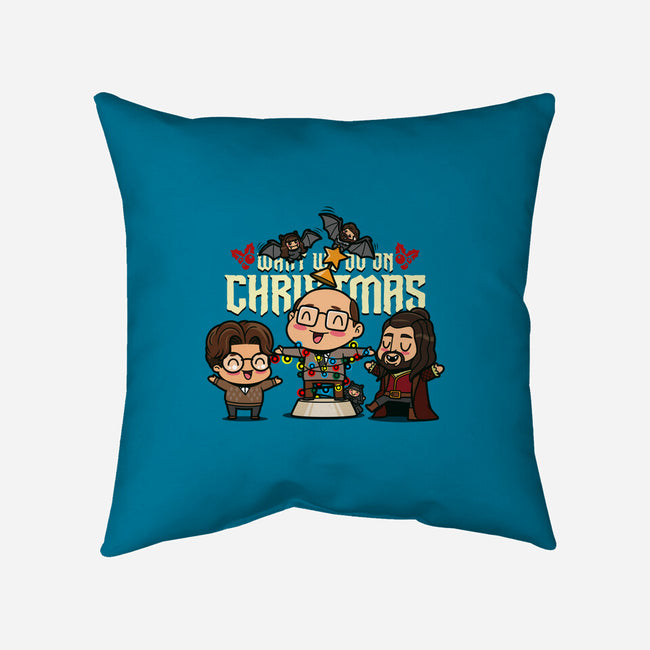 What We Do On Christmas-none removable cover w insert throw pillow-Boggs Nicolas