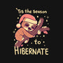 Tis The Season To Hibernate-unisex baseball tee-TechraNova
