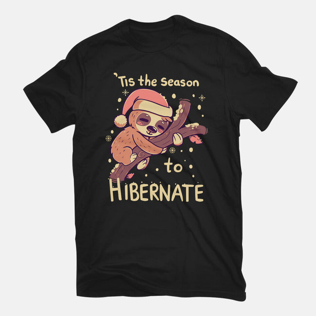 Tis The Season To Hibernate-mens basic tee-TechraNova