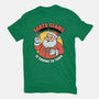Santa Claws Is Coming-mens basic tee-dfonseca