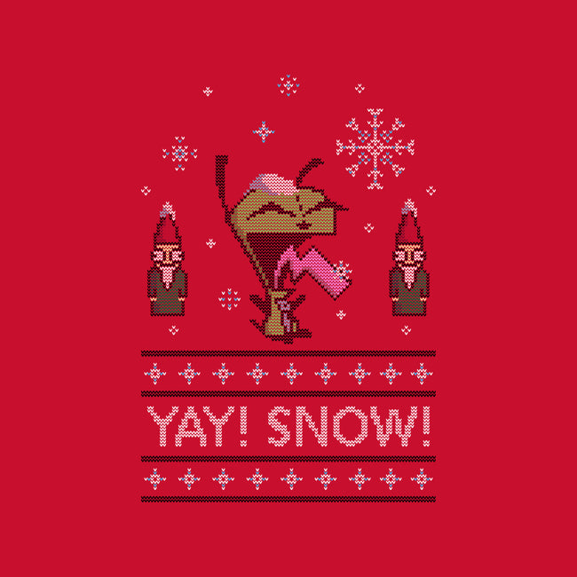 Yay! Snow!-youth pullover sweatshirt-katiestack.art