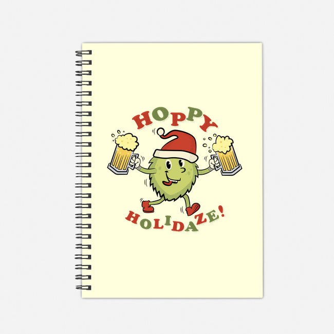 Hoppy Holidaze-none dot grid notebook-hbdesign