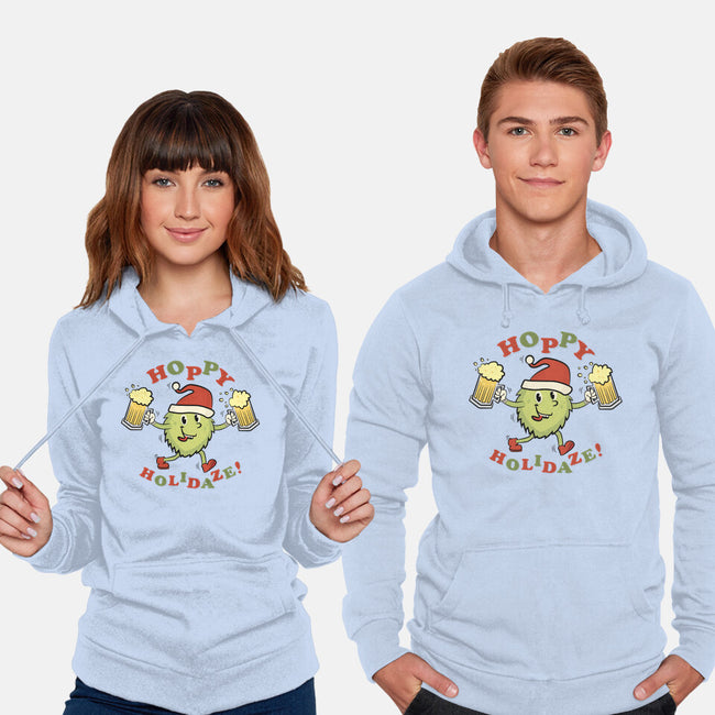Hoppy Holidaze-unisex pullover sweatshirt-hbdesign