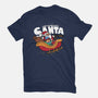 Ride-Along With Santa-mens basic tee-Boggs Nicolas